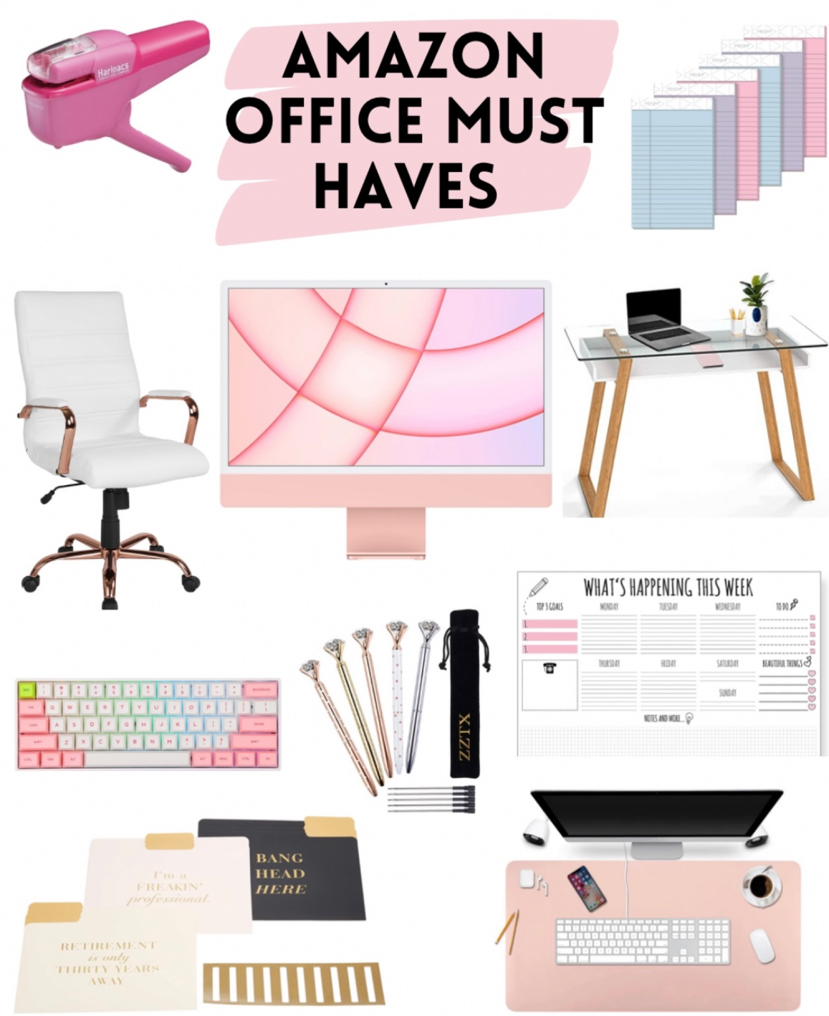 Office must haves! #office #work #design #interiordesign #business #home #officedesign #architecture #interior #officespace #homeoffice #furniture #workspace #officedecor #instagood #realestate #homedecor #job #officefurniture #coworking #love #workplace #workfromhome #life #working #photooftheday #instagram #entrepreneur

#LTKfindsunder50 #LTKhome #LTKfindsunder100