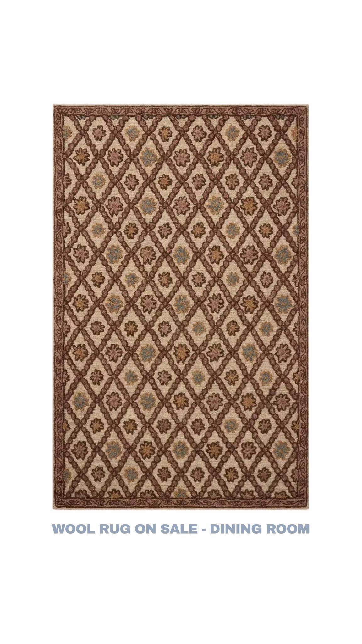 Love these wool rugs! So so gorgeous and high quality, they never go on sale so 10% is something at least. Just bought for our living room I just love the vibrant colors and gorgeous design!! 

#rugs #woolrugs #salerug #rugonsale