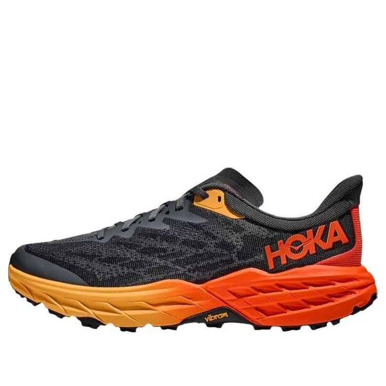 HOKA ONE ONE Speedgoat 5 'Dark Grey Orange' 1123157-CFLM | KICKS CREW