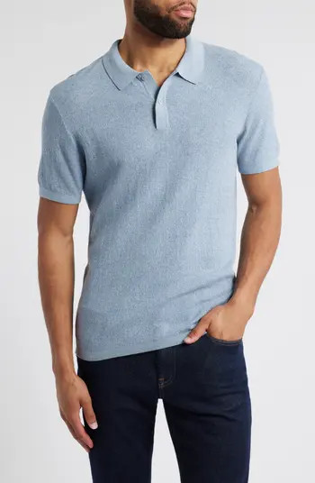 Robert Barakett Neo Short Sleeve Polo Sweater | Nordstrom | Nordstrom