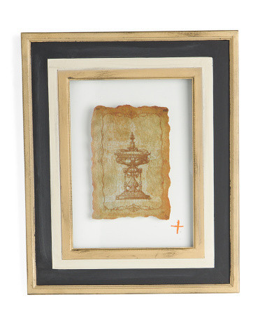 18X22 Lucian Framed Antique Sculpture Print Wall Art | TJ Maxx