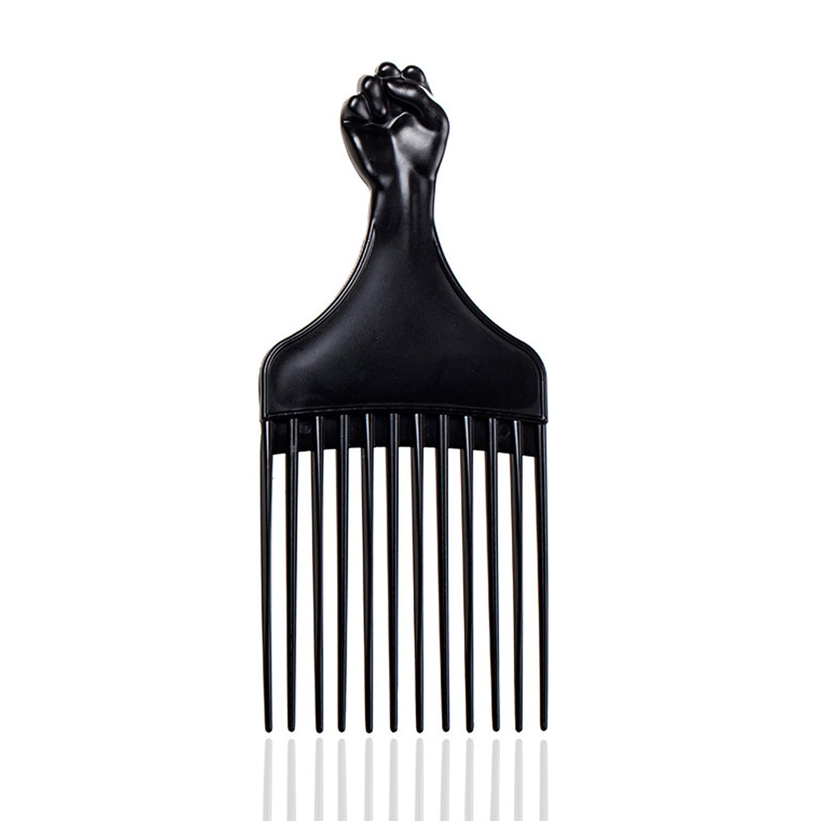 Black Soft 'N Style Hair Pick for Styling Women's and Men's Curly Hair, Plastic Detangler for Wig... | Amazon (US)