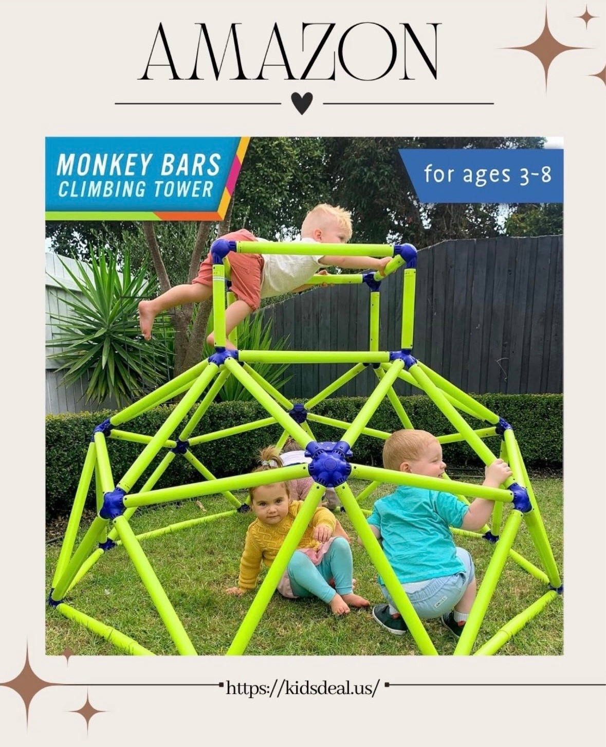 🛝💪 Monkey bars climbing tower = perfect for active kids!
Such a fun way to burn energy at home while climbing, swinging, and playing 🙌✨

#ActiveKids #IndoorPlay #ClimbingTower #PlayroomFun
#KidsActivities #GrossMotorSkills #MomApproved #LTKFamily

#LTKSaleAlert #LTKKids #LTKHome