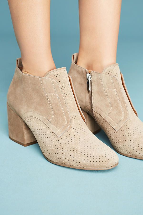 Sarto by Franco Sarto Alfie Perforated Ankle Boots | Anthropologie (US)