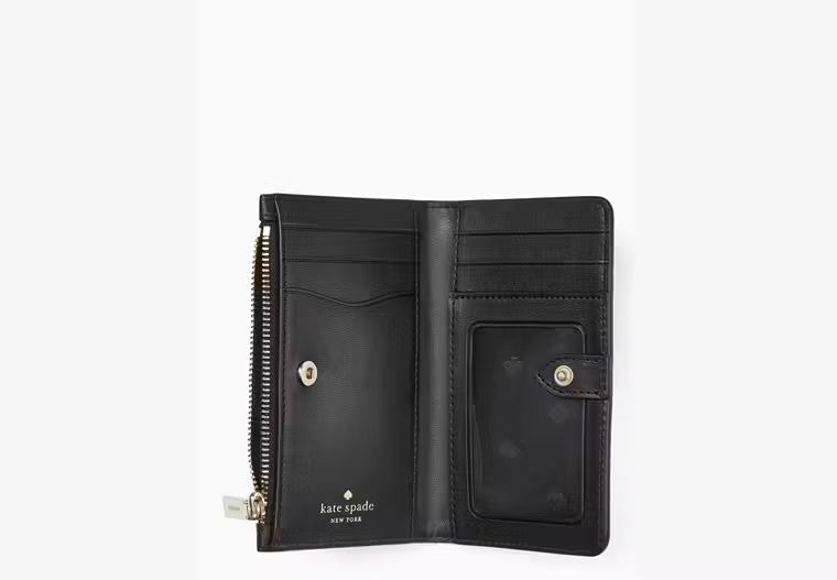 Leila Small Slim Bi Fold Wallet | Kate Spade Outlet