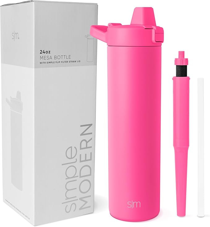 Simple Modern Filtered Water Bottle | Insulated Stainless-Steel Carbon Filter Travel Water Bottle... | Amazon (US)