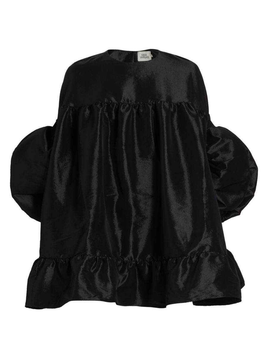 Kika Vargas Gina Silk-Blend Minidress | Saks Fifth Avenue