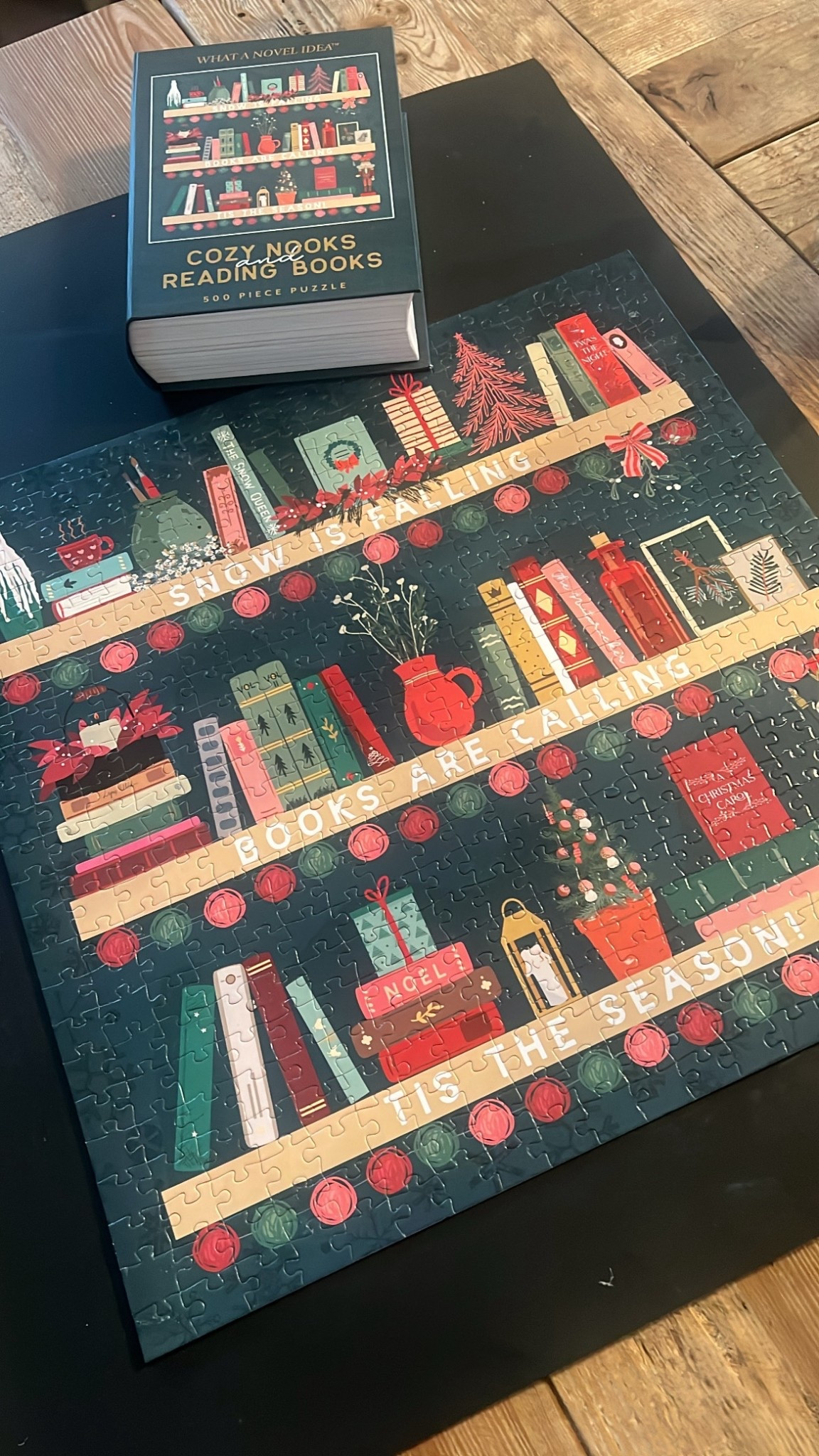 Bookish puzzle. $10 book puzzle for readers. Gift idea. $10 gift