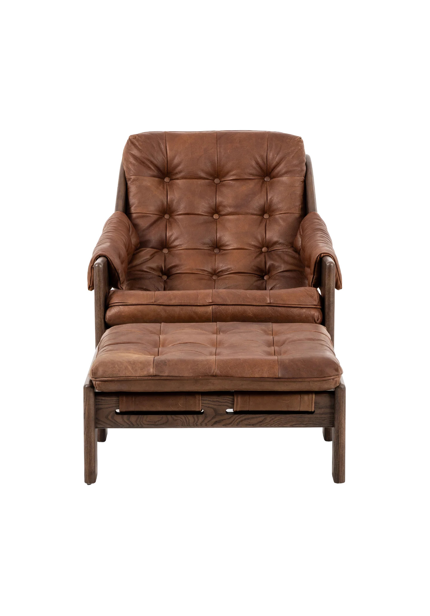 Maurice Sling Chair & Ottoman Set | Heritage House