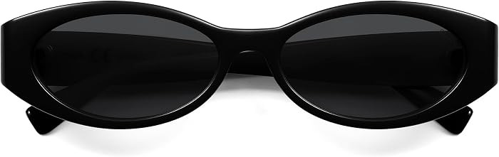 SOJOS Trendy Oval Polarized Sunglasses Womens Retro Narrow Chic Thin Y2k Sunnies SJ2364 | Amazon (US)
