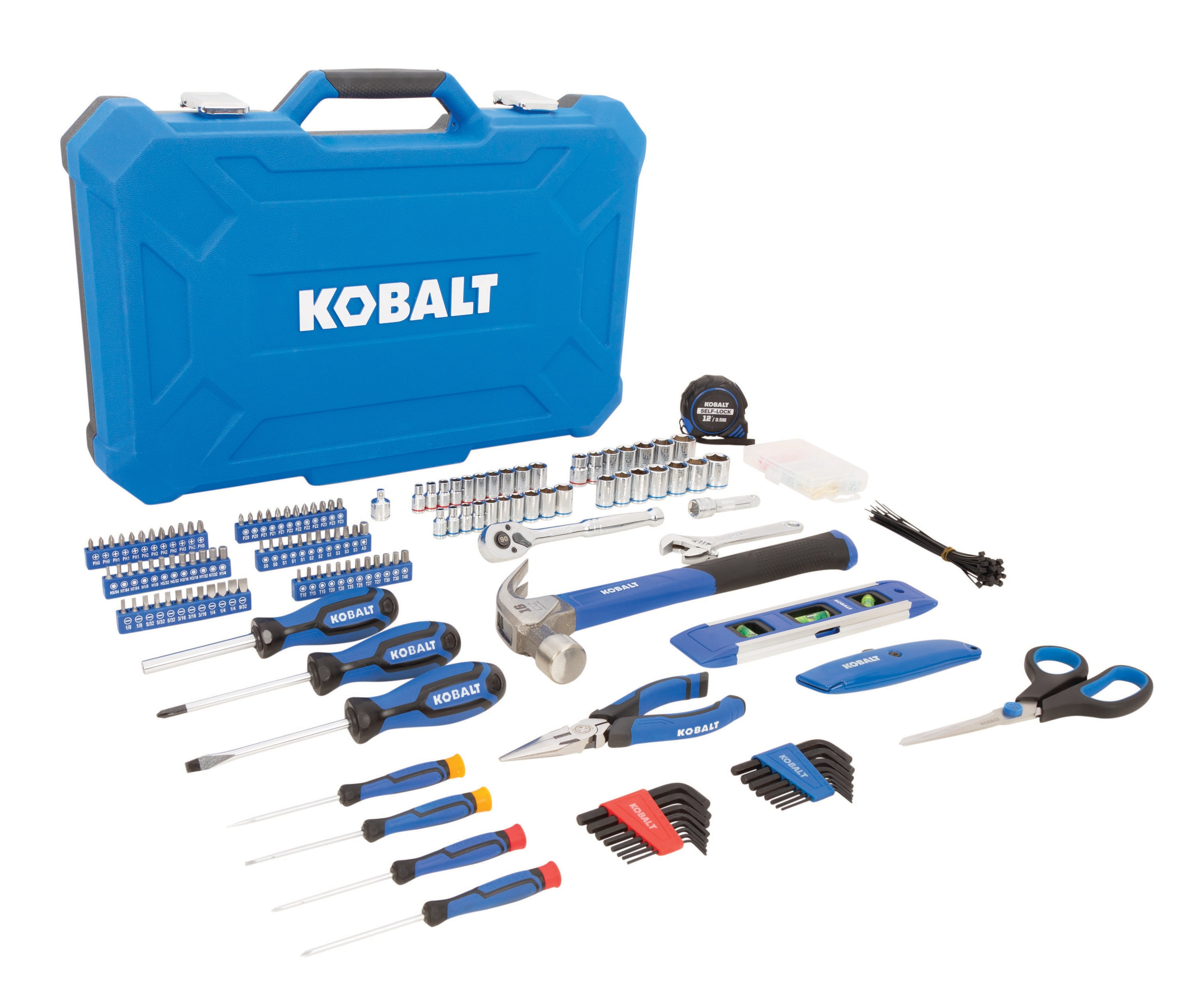 Kobalt 268-Piece Household Tool Set with Hard Case | Lowe's