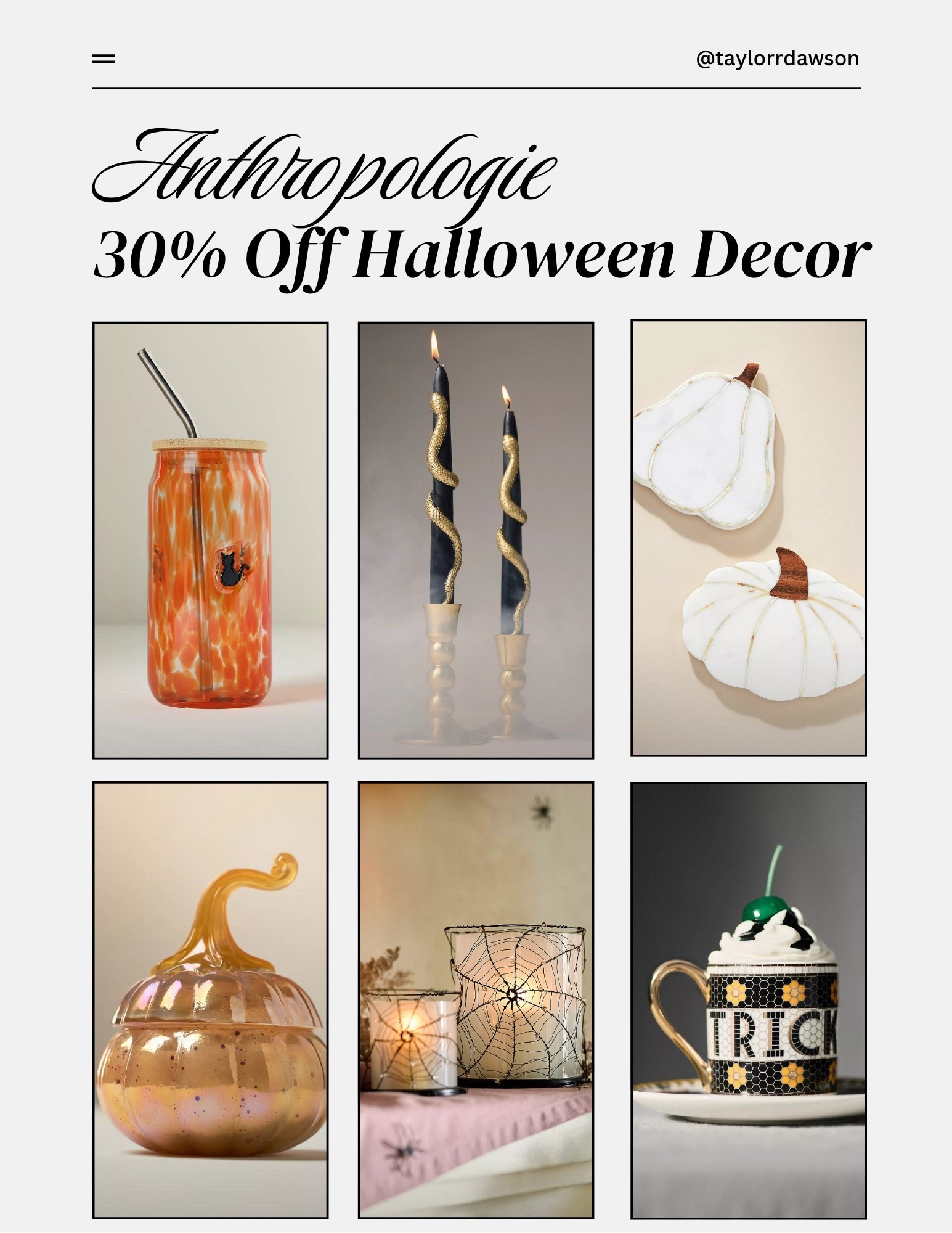 Anthropologie Sale! Up to 30% off Halloween and Pumpkin Decor!

#LTKHome #LTKSeasonal #LTKSaleAlert