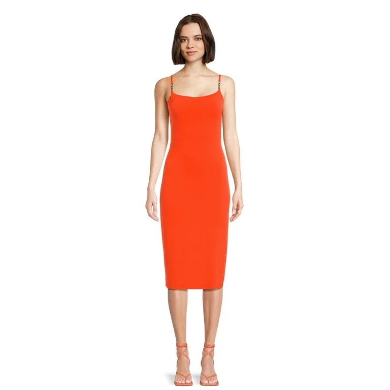 Planet Gold Juniors Double Layer Hardware Dress, Sizes XS-3XL | Walmart (US)