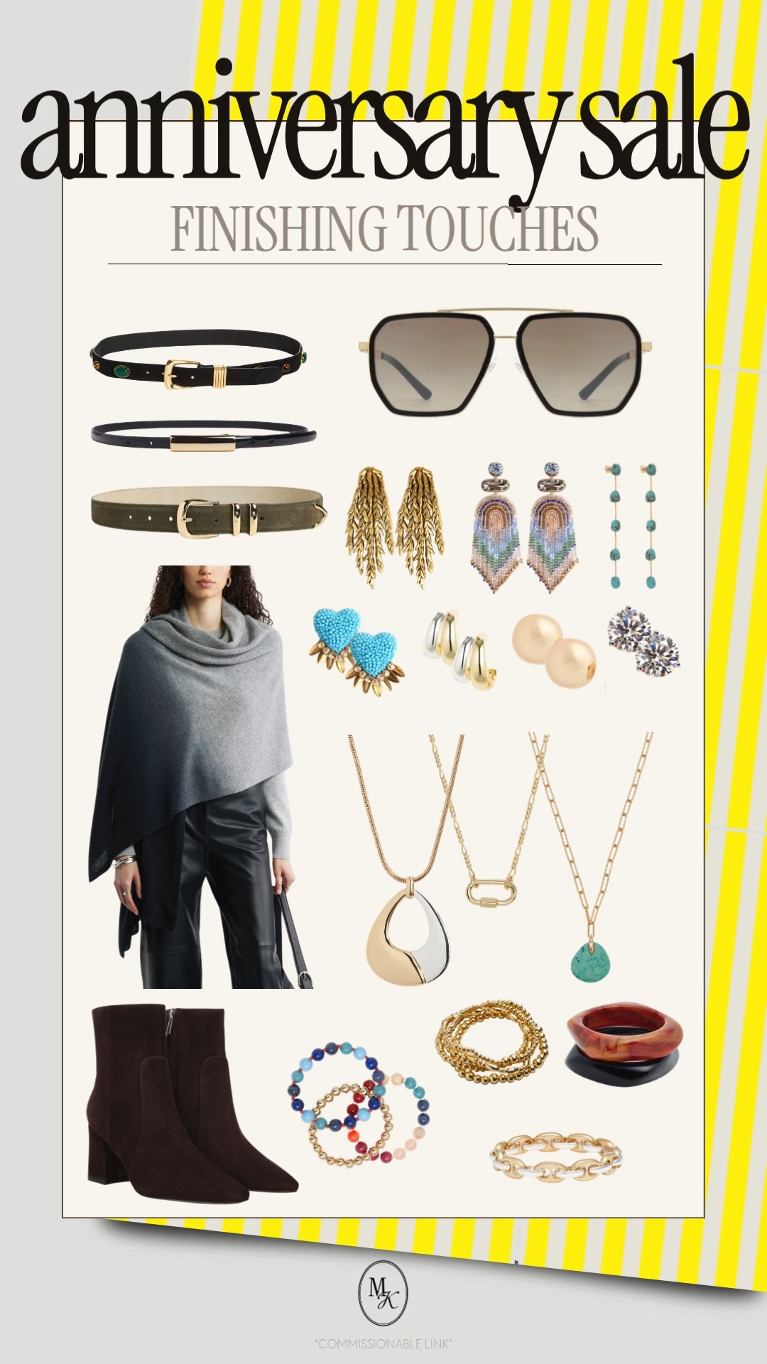 Jewelry and accessories from nsale, nordstrom sale, sunglasses, belts, splurge worthy, fall style, earrings, boots, midsize fashion, trendy outfit, shawl

#LTKOver40 #LTKSaleAlert #LTKMidsize