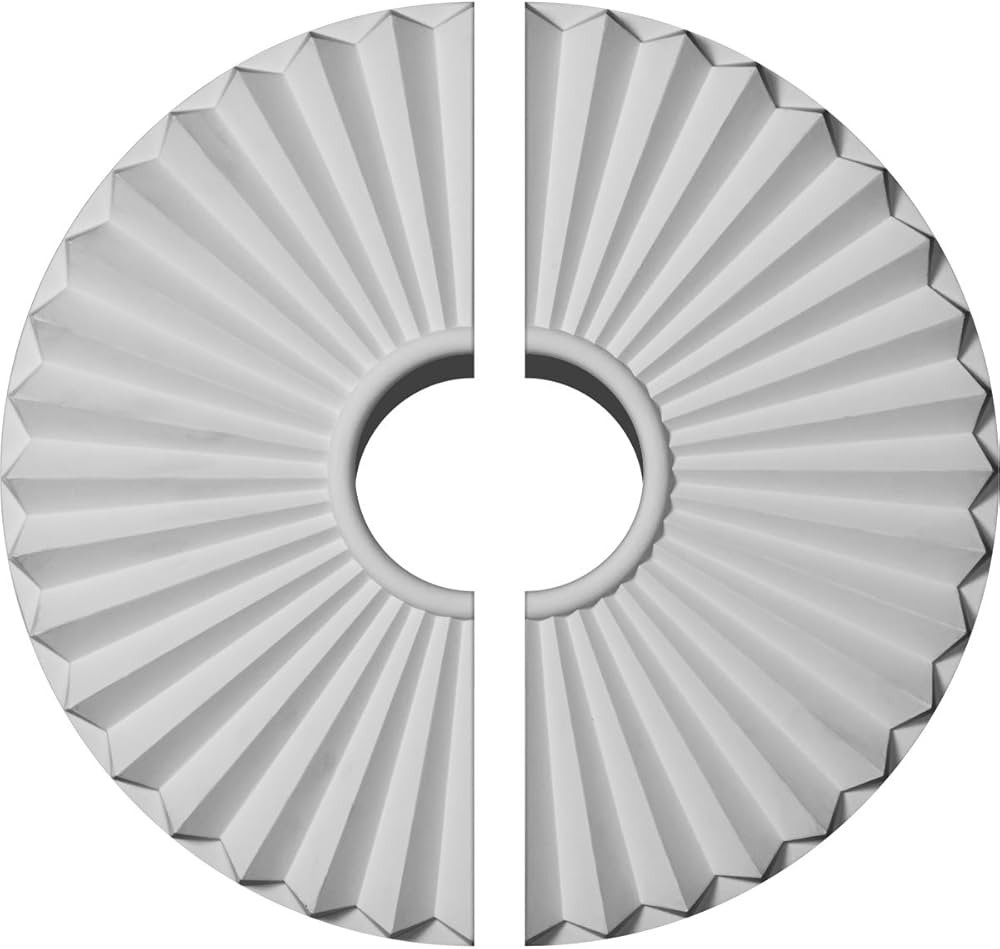 Ekena Millwork CM20SH2-05500 Shakuras Ceiling Medallion, 19 3/4"OD x 1 3/8"P (For Canopies up to ... | Amazon (US)