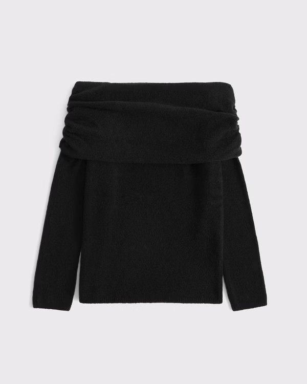 Women's Foldover Off-The-Shoulder Sweater | Women's Womens Search L2 | Abercrombie.com | Abercrombie & Fitch (UK)