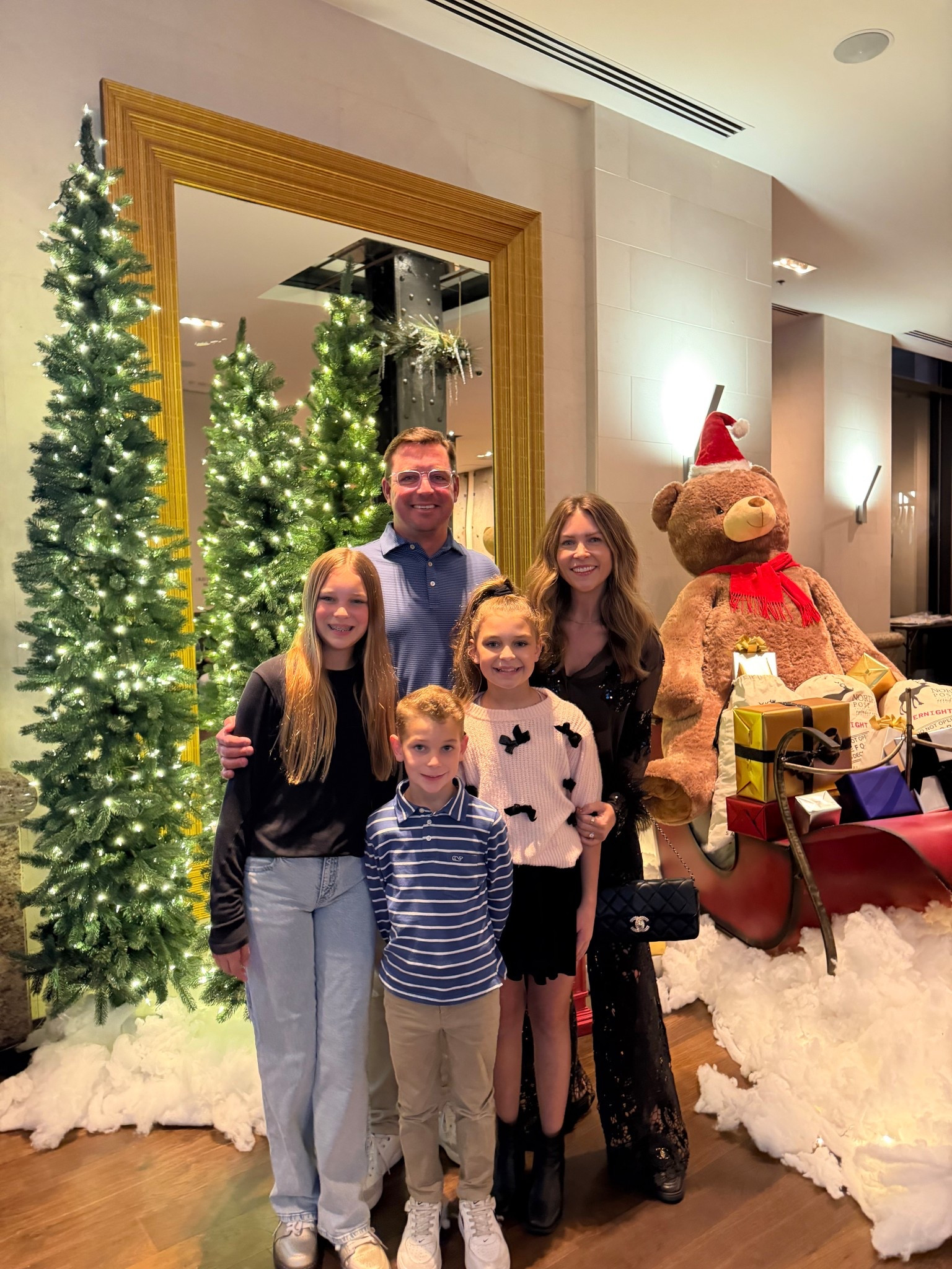 Yesterday’s dinner outfit! 
Nordstrom lace jeans 
Zara sheer top 
Chanel loafers

#LTKKids #LTKootd #LTKHoliday