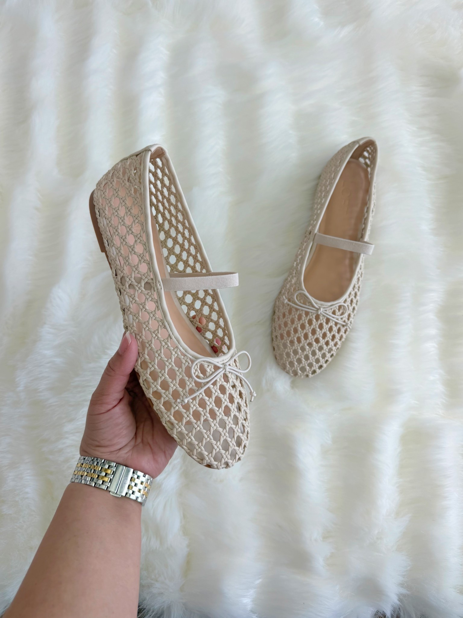 60% off 2+ items at Loft tonight! Love these woven Mary Jane ballet flats for spring and summer outfits! This neutral color is so versatile and will go with so many looks including jeans, pants, shorts, skirts and dresses. Also available in black. True to size. Grab them while they’re on sale for under $50! 

#LTKTravel #LTKWorkwear #LTKSaleAlert