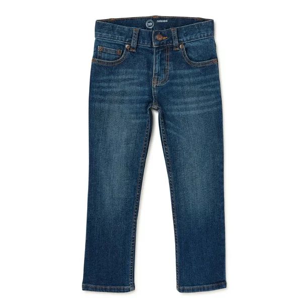 Wonder Nation Boys Relaxed Denim Jeans, Sizes 4-16 | Walmart (US)