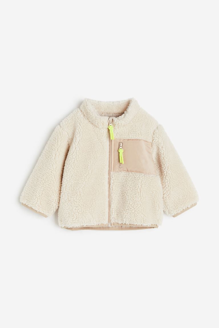 Teddy Bear Jacket - Light beige - Kids | H&M US | H&M (US + CA)