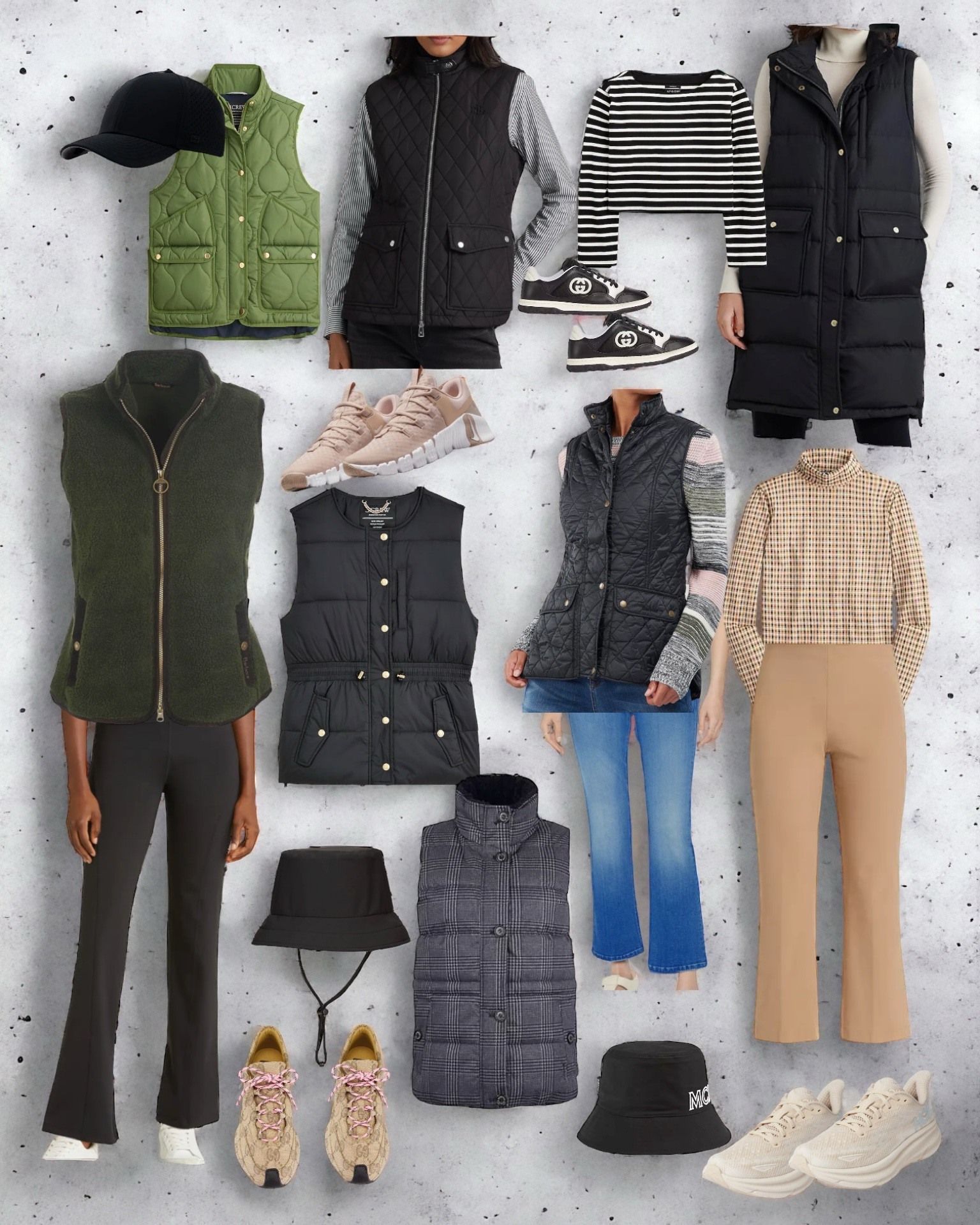 I really like a good vest for the L.A warm weather winter days, big pockets are must! I like to wear it with a pair of jeans and comfy sneakers, I wear almost the same combo for walking dogs and taking my son to school -- easy to put on and off and I like my hands to be free to easy to grab phone or wallet -- that's mostly what I need for my running around everyday needs. 

#LTKGiftGuide #LTKtravel #LTKSeasonal