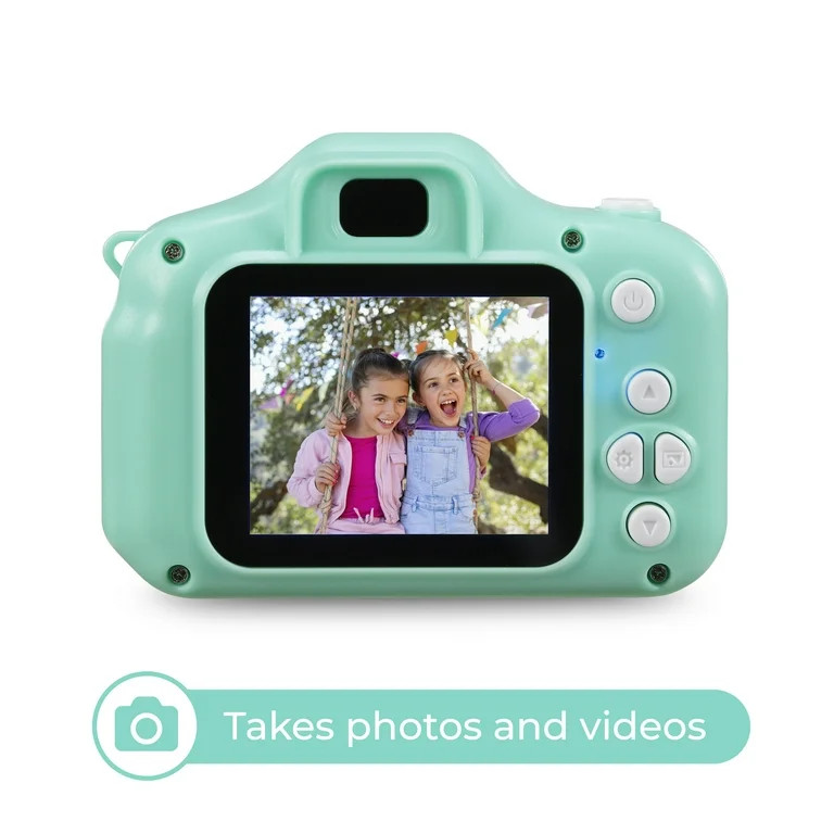 Vivitar Kidzcam Camera for Kids, with Video Games and Unicorn Jacket, Green (New) | Walmart (US)