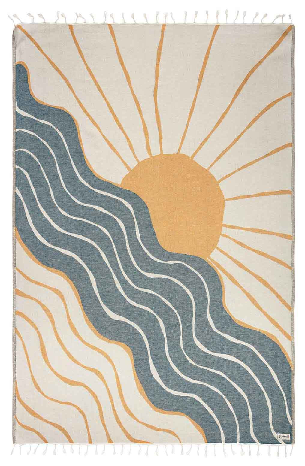 Sand Cloud Organic Turkish Cotton Swim Towel, Large, Natural | DICK'S Sporting Goods