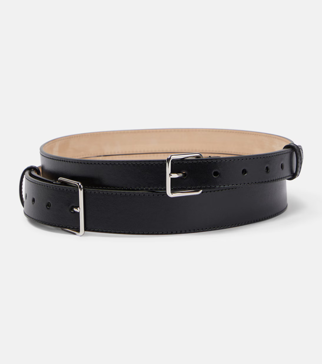 Double leather belt | Mytheresa (INTL)