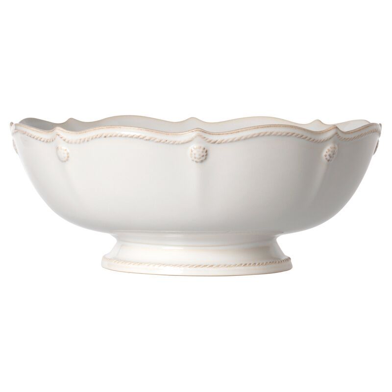 Berry & Thread Footed Serving Bowl, White | One Kings Lane