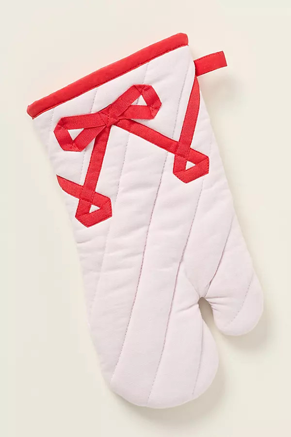 Benedita Bow Oven Mitt | Anthropologie (US)