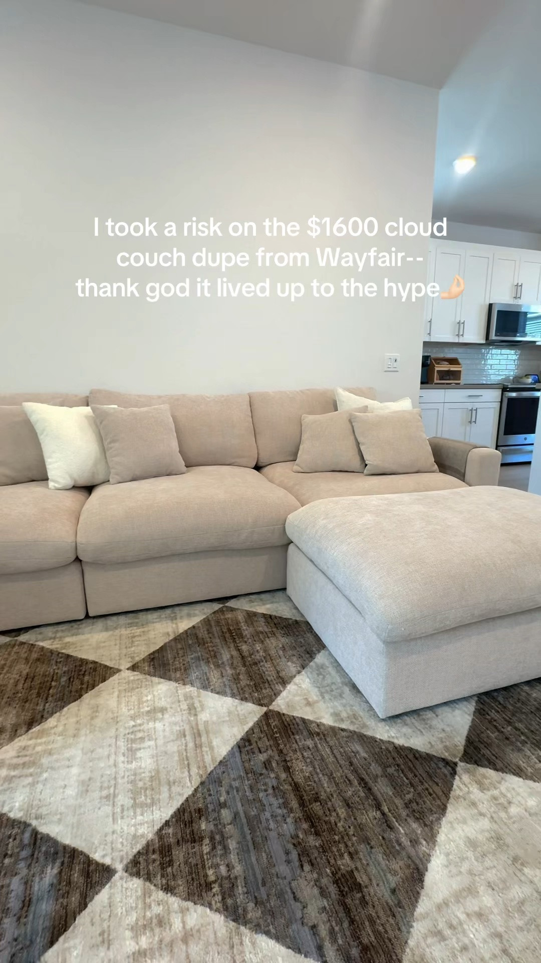 it's a dream🤩

my cloud couch is from wayfair

I got the color chenille beige🤍

it's 155 inches long!

the rug is 8'10 x 13 feet

#cloudcouch #cloudcouchwayfair  #livingroom #livingroomdecor #affordablehomedecor

Cloud couch, cloud couch sectionals, cloud couch living room, cloud couch review, cloud couch wayfair

#LTKSaleAlert #LTKHome #LTKU