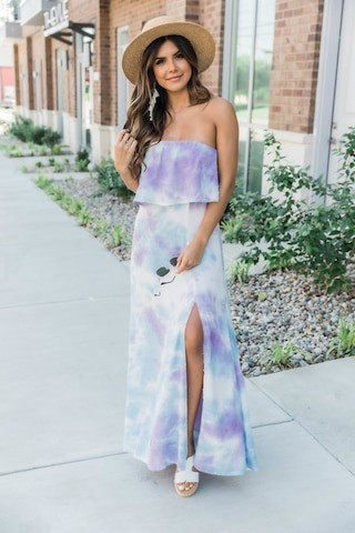 Mystic Dreams Tie Dye Maxi | The Pink Lily Boutique