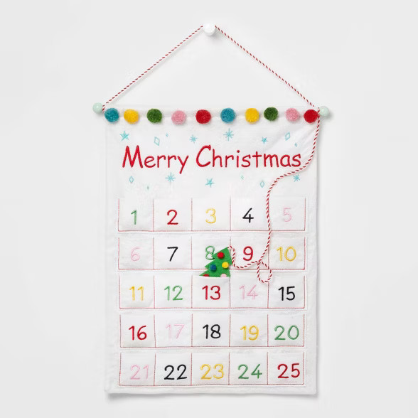 Merry Christmas Wall Hanging Advent Calendar - Wondershop™ | Target