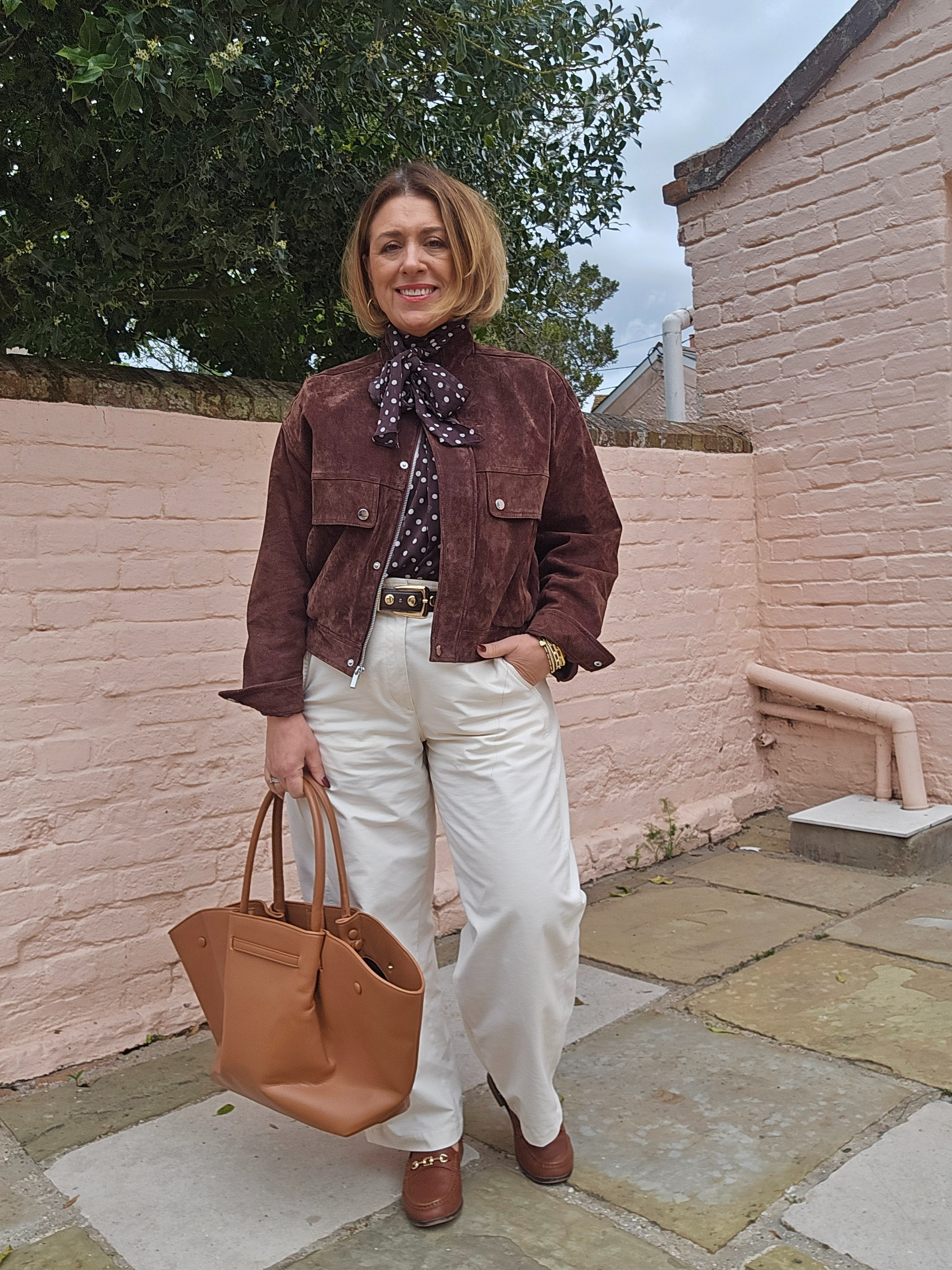 Chocolate polka dots and cream for Spring

#LTKspring #LTKover50style #LTKpetite