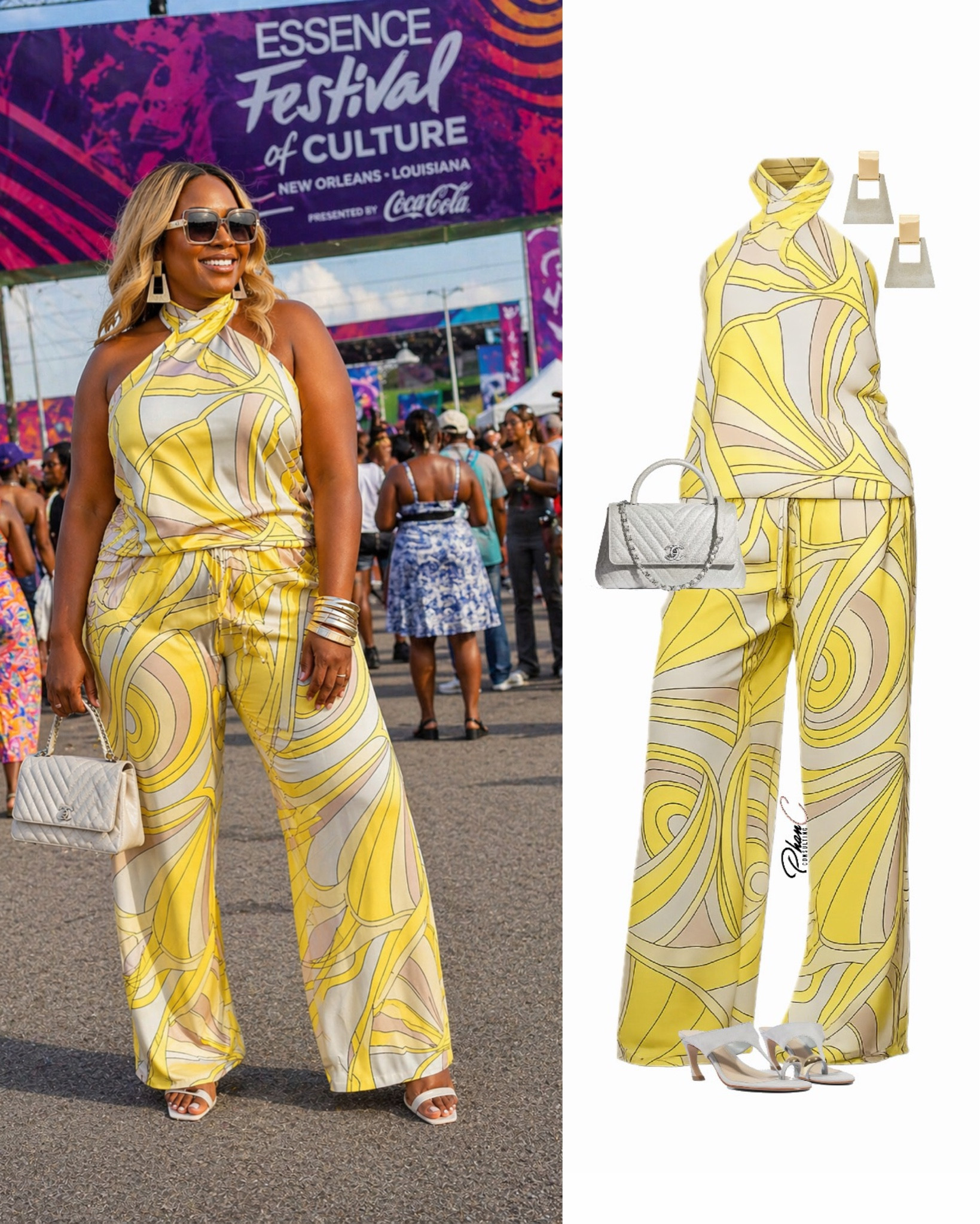 Beautiful plus-size set, perfect for all your spring and summer festivities.