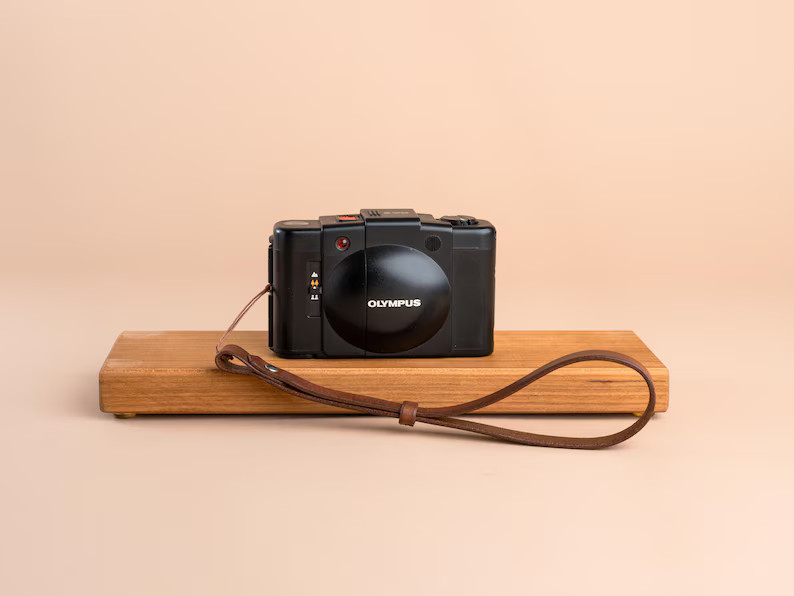 Skinny Leather Camera Wrist Strap for Photographers, Thin, Point and Shoot, Compact, Film - Etsy | Etsy (US)