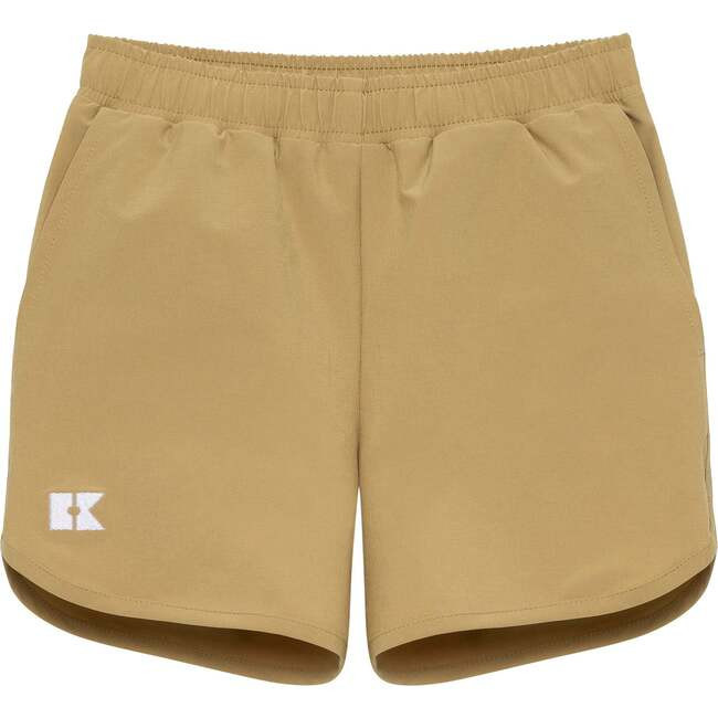 Courtside Kids | Boys Super Short Lined, Khaki (Brown, Size 11-12Y) | Maisonette | Maisonette