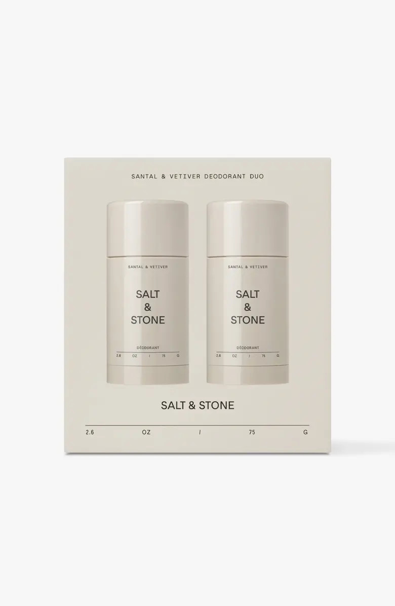 SALT & STONE Santal & Vetiver Deodorant Duo $40 Value | Nordstrom | Nordstrom