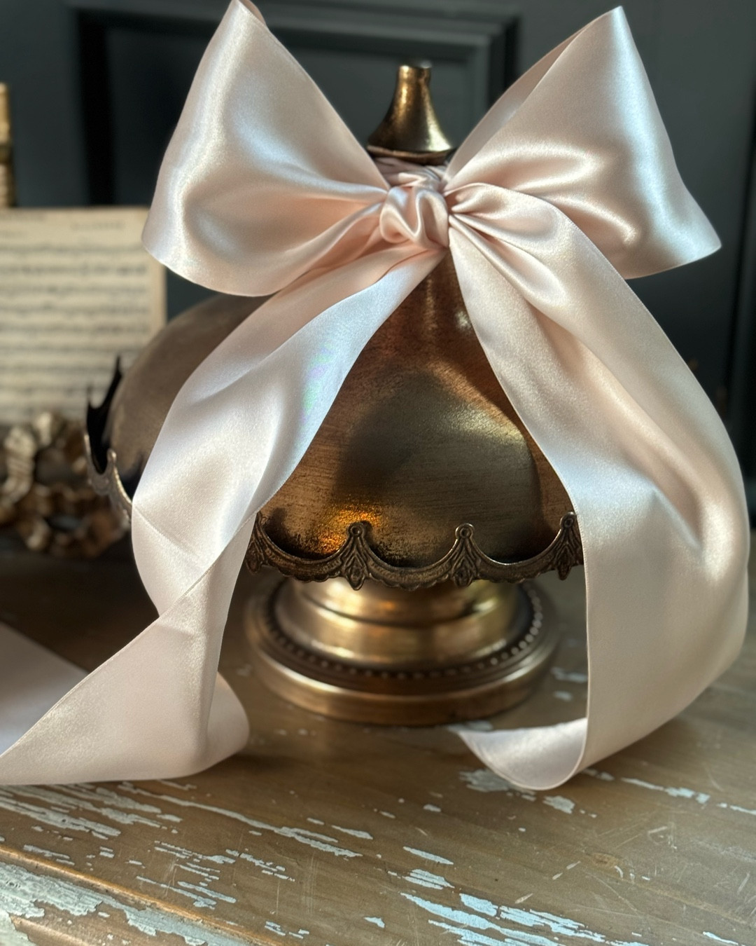Distressed gold European tray with lid 
*on sale*
I got myself one and my mom loved it so much I got her one too for Mother’s Day! 
I added some goodies inside with a big pink bow and it was such a fun gift- she was so excited!
Fun gift for weddings, showers, Mother’s Day, house warming or Christmas… such a statement piece! 