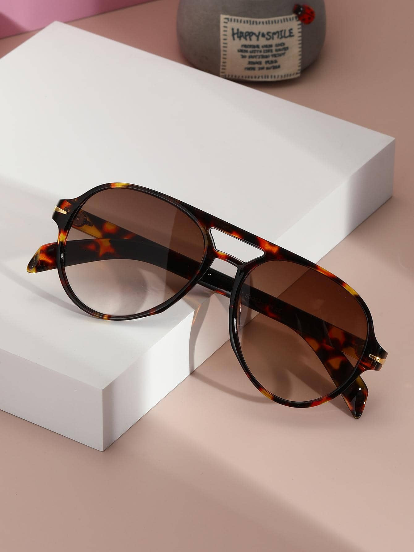 1pair Women Tortoiseshell Aviator Frame Boho Fashion Glasses For Daily Life Shades Beach Accessories Beach Accessories For Women Glasses Shades Basics Fall Winter Women Outfits Clothes Business Casual Gifts Leopard Color Blocking Boho Vacay Vacay Vibes For Summer Beach Vacation,Outdoor,Travel | SHEIN