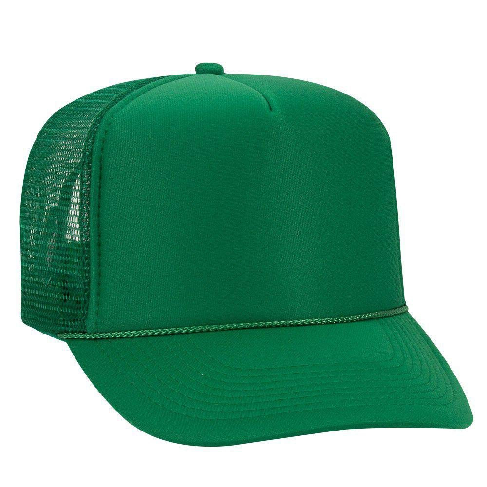 OTTO Polyester Foam Front 5 Panel High Crown Mesh Back Trucker Hat | Amazon (US)