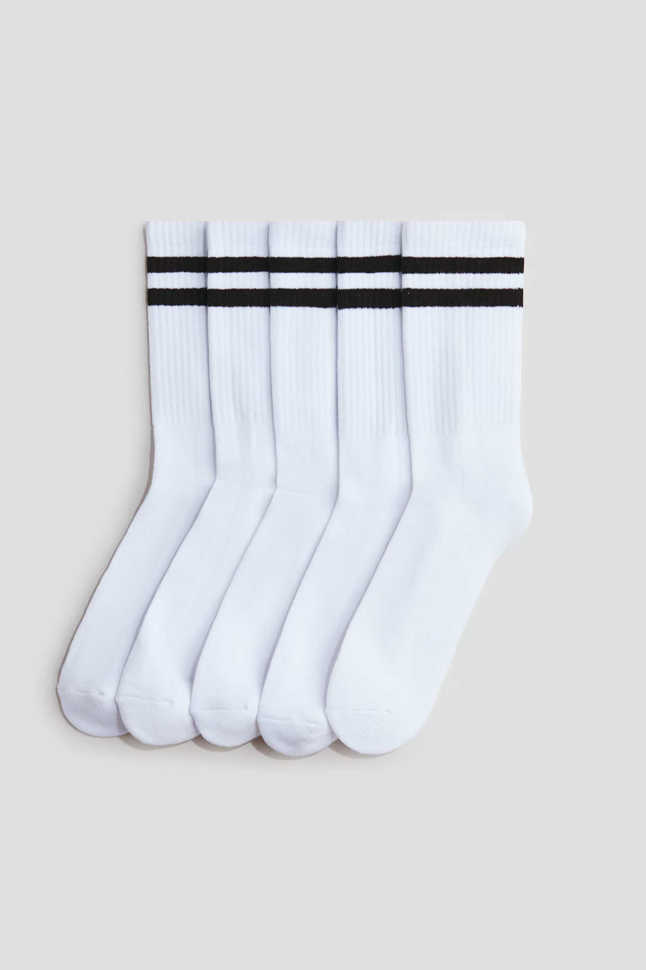 5-pack Ribbed Terry Socks | H&M (US, CA, MX)