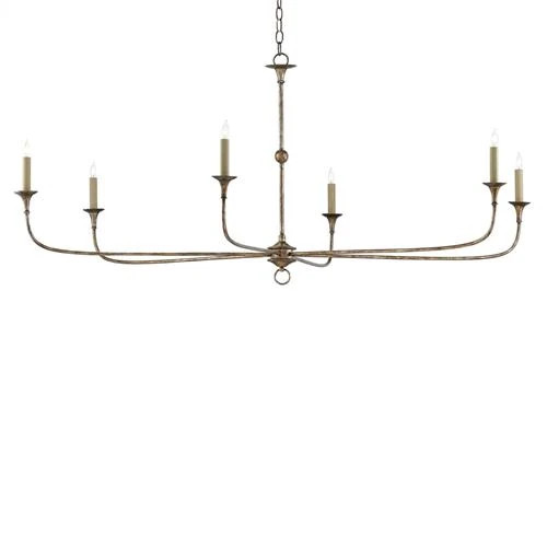 Languedoc French Country Bronze Iron Candle Style Chandelier - Large | Kathy Kuo Home