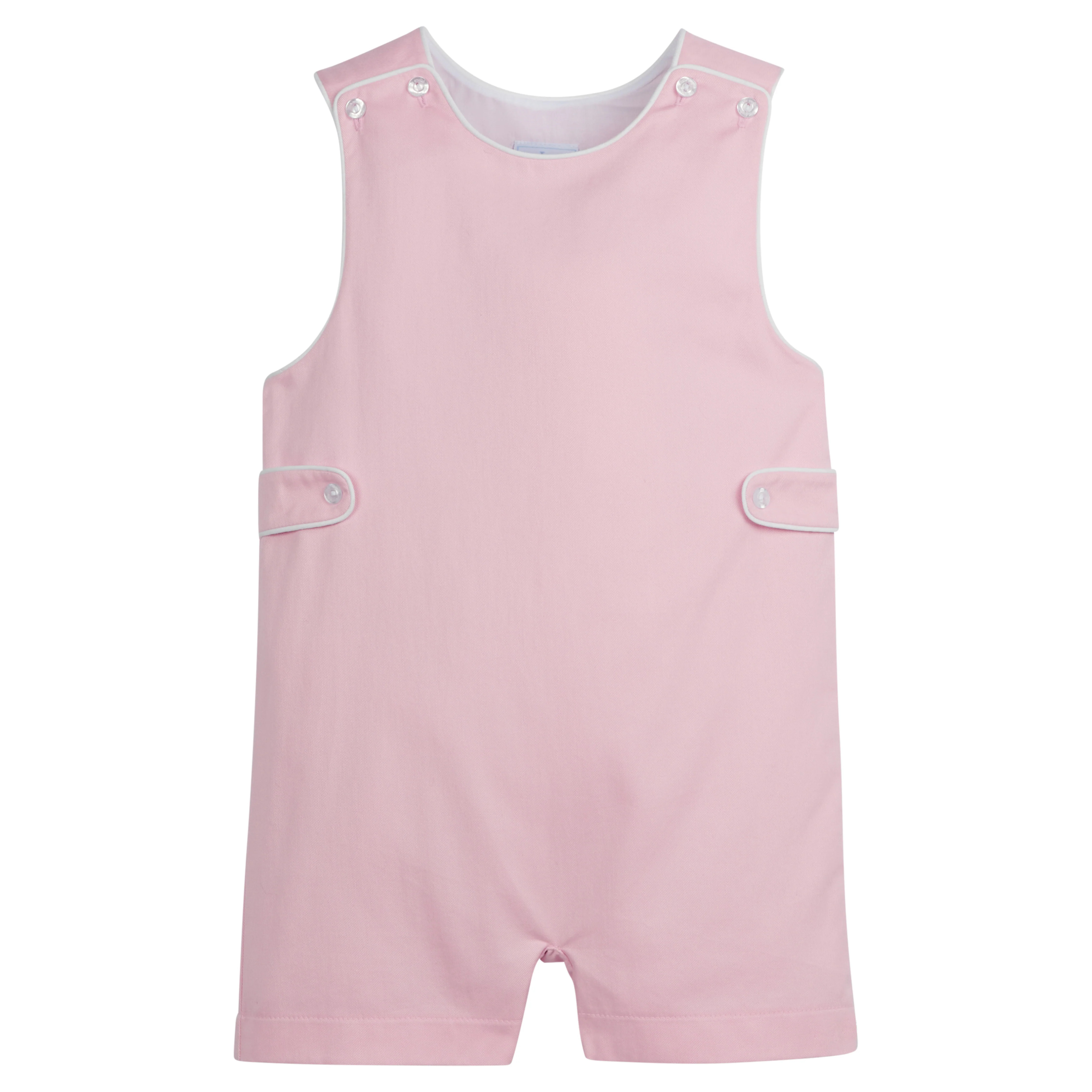 Button Tab John John - Light Pink Twill | Little English