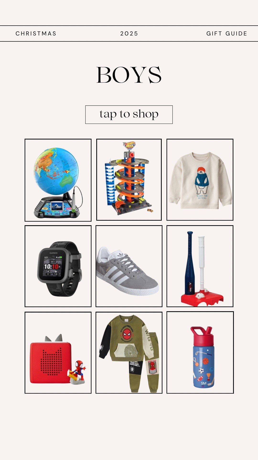 GIFT GUIDE FOR BOYS

#LTKKids #LTKGiftGuide #LTKHoliday