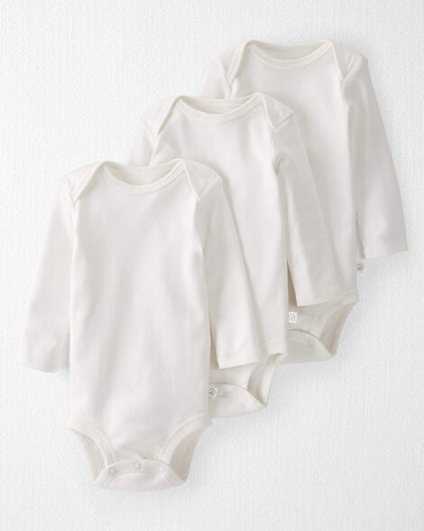 Baby 3-Pack Organic Cotton Bodysuits | Carter's Inc