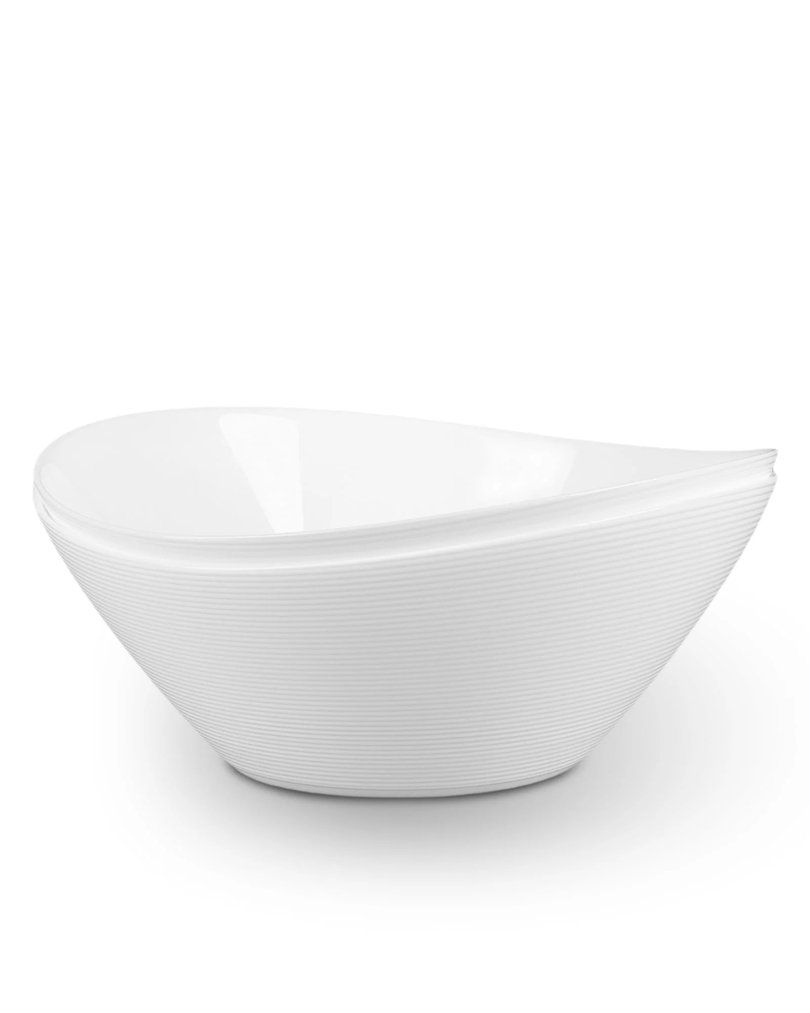 LaGlint Salad Bowl, Oval Shape, Opal Glass, Set of 2, 66-oz, 10-inch | Walmart (US)