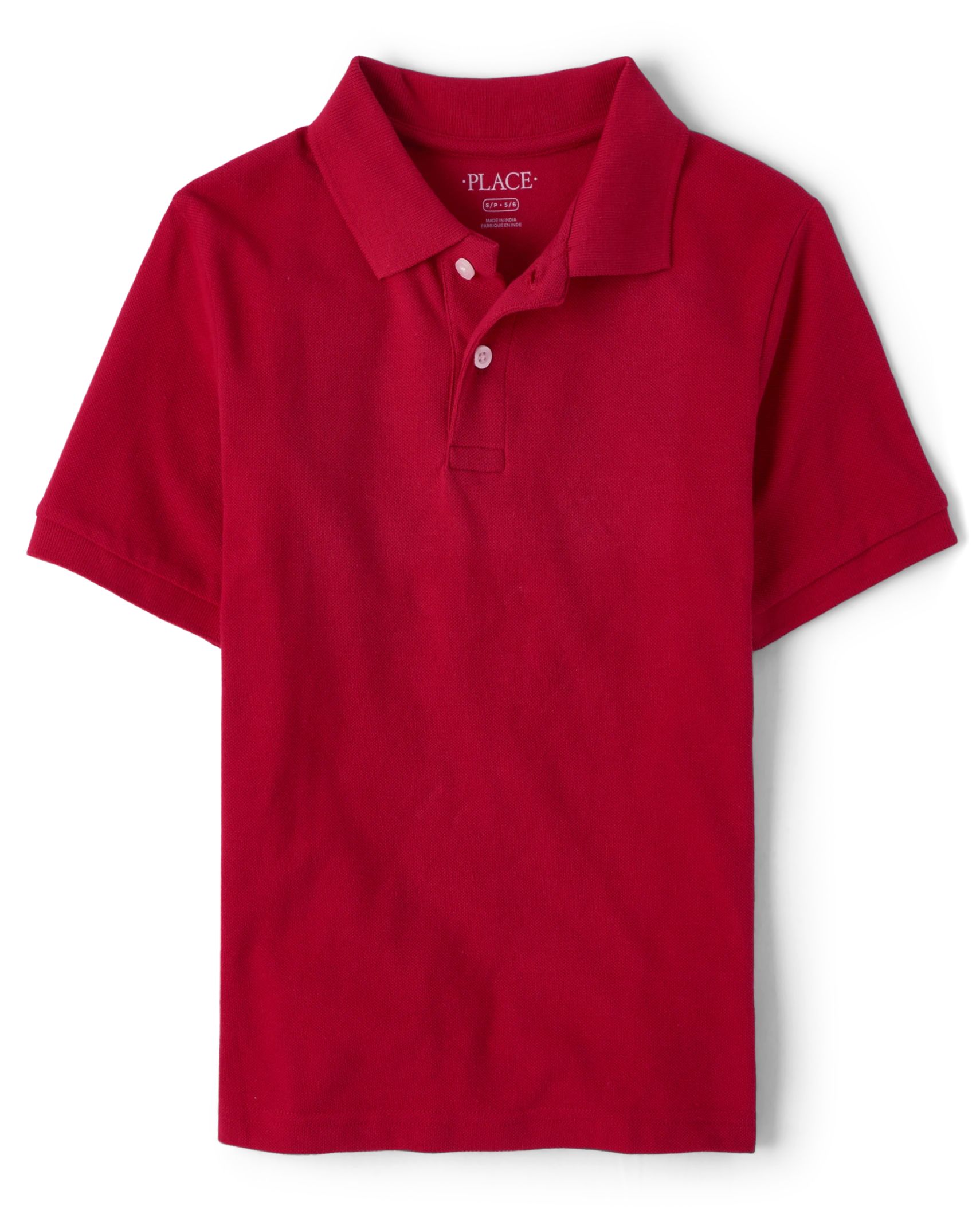 Boys Uniform Pique Polo - classicred | The Children's Place