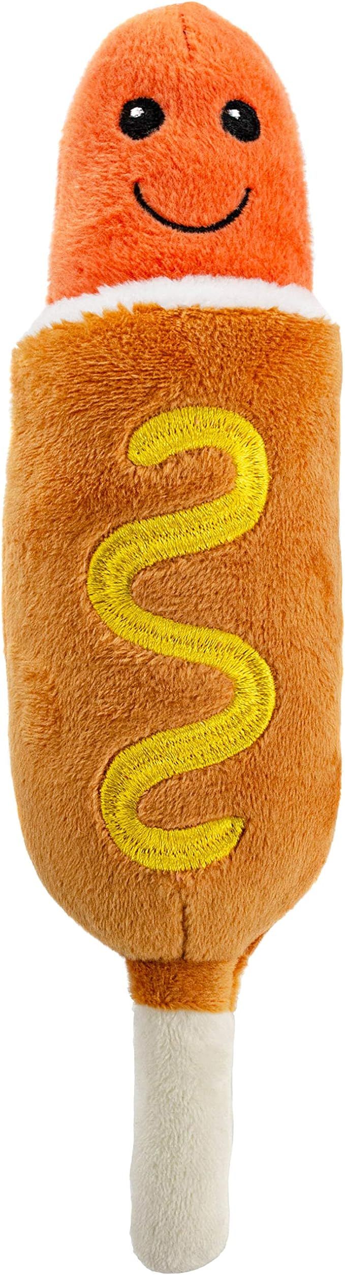 Pet Supplies : Giftable World Pet 9.5 Inches Plush Pet Toy Corn Dog with Squeaker : Amazon.com | Amazon (US)