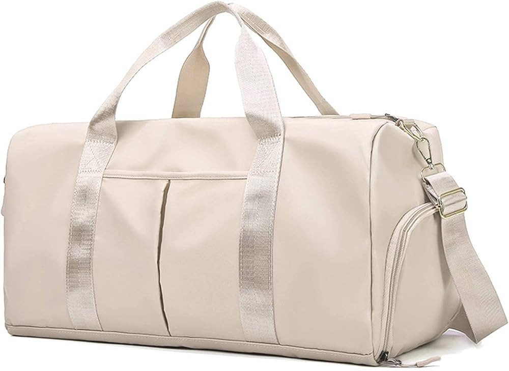 Konelia Travel Duffle Bag Sports Gym Weekender Bag with Dry Wet Storage Pocket & Shoe Compartment... | Amazon (US)